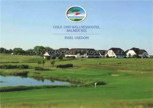 AK / Ansichtskarte  Balm Benz Usedom Golf- und Wellnesshotel Balmer See Golfplatz