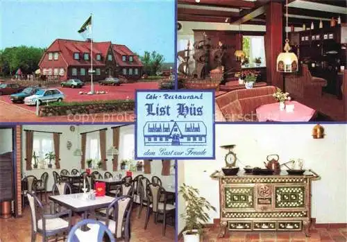 AK / Ansichtskarte  LIST  SYLT Café Restaurant List Hues Gastraum
