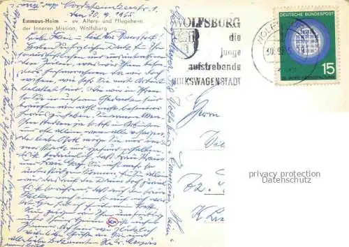 AK / Ansichtskarte  Wolfsburg Emmau-Heim Alters- und Pflegeheim der Inneren Mission