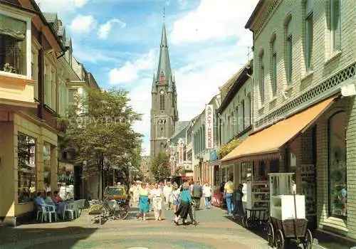 AK / Ansichtskarte  Kevelaer Fussgaengerzone Hauptstrasse Kirche