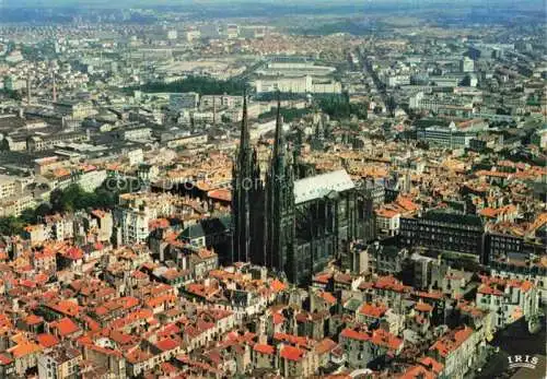 AK / Ansichtskarte  CLERMONT -FERRAND Auvergne 63 Puy-de-Dome La cathedrale Vue aerienne