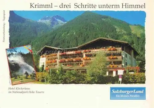 AK / Ansichtskarte  Krimml 1076m Pinzgau AT Hotel Klockerhaus im Nationalpark Hohe Tauern