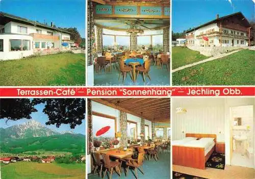 AK / Ansichtskarte  Jechling Terrassen Cafe Pension Sonnenhang Gastraeume Zimmer Panorama