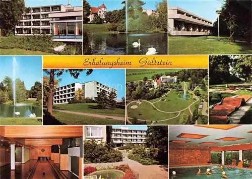 AK / Ansichtskarte  Herrenberg Gaeu BW Erholungsheim Gueltstein Park Kurhaus Fliegeraufnahme Minigolf Kegelbahn Hallenbad