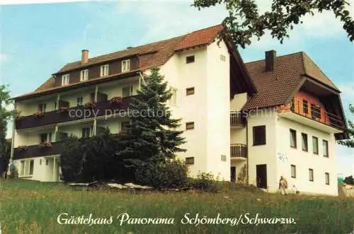 AK / Ansichtskarte  Schoemberg  Schwarzwald Calw BW Gaestehaus Panorama