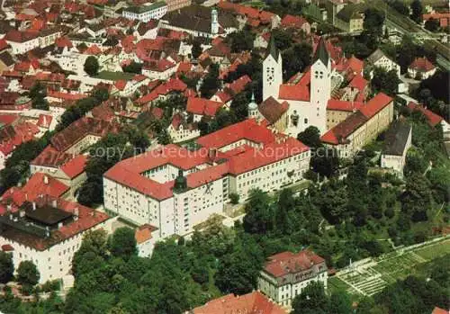 AK / Ansichtskarte  Freising Oberbayern Fliegeraufnahme mit Kardinal Doepfner Haus