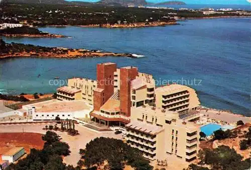 AK / Ansichtskarte  Santa Eulalia del Rio Ibiza ES Fliegeraufnahme Hotel Montebello