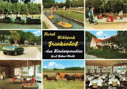 AK / Ansichtskarte  Gross-Reken Grossreken Borken NRW Hotel Gut Wildpark Frankenhof Kinderspielplatz Ponyreiten Scooter Gaststaette