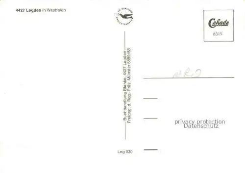 AK / Ansichtskarte  Legden Fliegeraufnahme