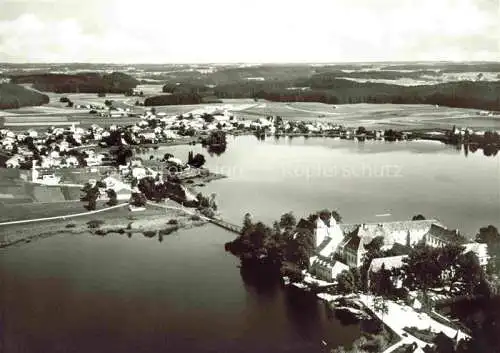 AK / Ansichtskarte  Seeon-Seebruck Traunstein Bayern Schloss Chiemsee