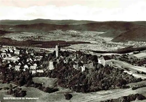 AK / Ansichtskarte  Greifenstein Westerwald Wetzlar Hessen Blick zur Burg