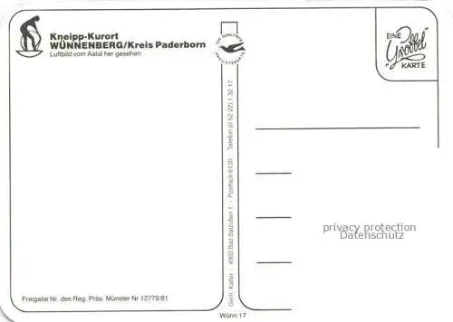 AK / Ansichtskarte  Wuennenberg Panorama Kneipp-Kurort vom Aatal