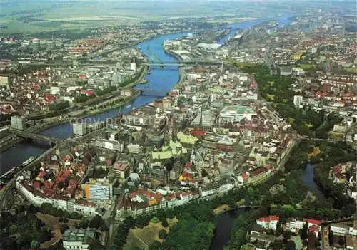 AK / Ansichtskarte  BREMEN Panorama Blick ueber die Stadt Freie Hansestadt