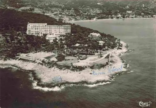 AK / Ansichtskarte  Cap Martin Roquebrune-Cap-Martin 06 Vue aerienne du Cap Martin et le Grand Hotel du Cap et sa Piscine