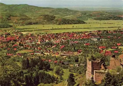 AK / Ansichtskarte  Oberkirch Baden Schauenburg mit Blick auf Oberkirch Fliegeraufnahme