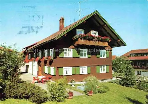 AK / Ansichtskarte  Steibis Oberstaufen Gaestehaus Bechteler