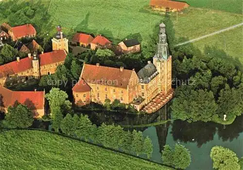 AK / Ansichtskarte  Raesfeld Restaurant Schloss Raesfeld Fliegeraufnahme