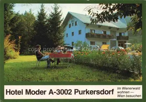 AK / Ansichtskarte  Purkersdorf Wiener Norden AT Hotel Moder Park