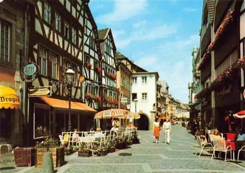 AK / Ansichtskarte  Ahrweiler BAD NEUENAHR-AHRWEILER Fussgaengerzone Niederhutstrasse Marktplatz