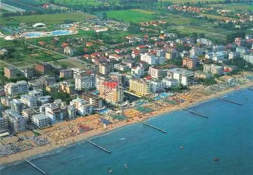 AK / Ansichtskarte  Jesolo Lido Iesolo Veneto IT Zona Piazza Marina Fliegeraufnahme