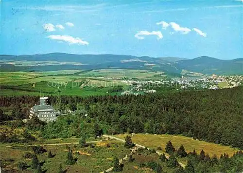 AK / Ansichtskarte  Astenturm 864m Hochsauerland Winterberg NRW Fliegeraufnahme