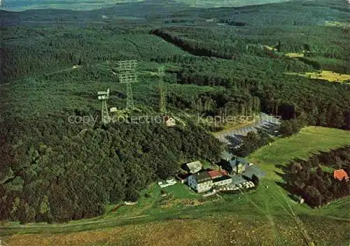 AK / Ansichtskarte  Schotten Hessen Berggasthof Hoherodskopf Fliegeraufnahme
