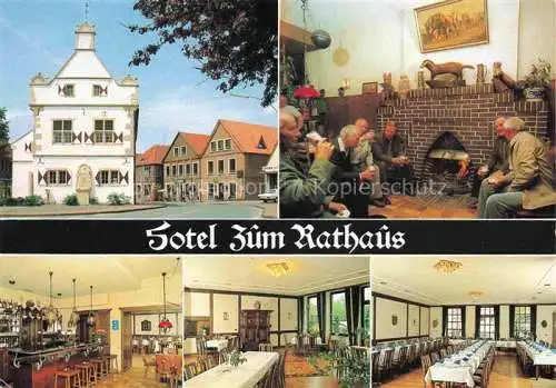 AK / Ansichtskarte  Schoeppingen Hotel Zum Rathaus Seminar Kaminzimmer Festsaal