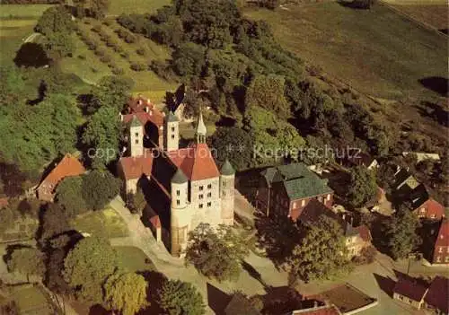 AK / Ansichtskarte  Freckenhorst Stiftskirche Freckenhorst Fliegeraufnahme