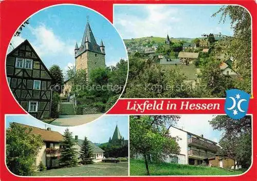 AK / Ansichtskarte  Lixfeld Pension Margarete KIrche Panorama