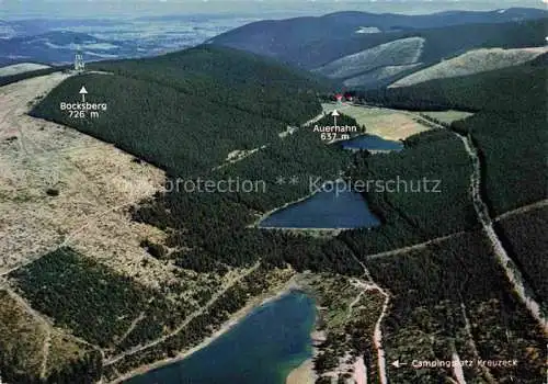 AK / Ansichtskarte  Hahnenklee-Bockswiese Harz Berggasthaus zum Auerhahn Bocksberg See