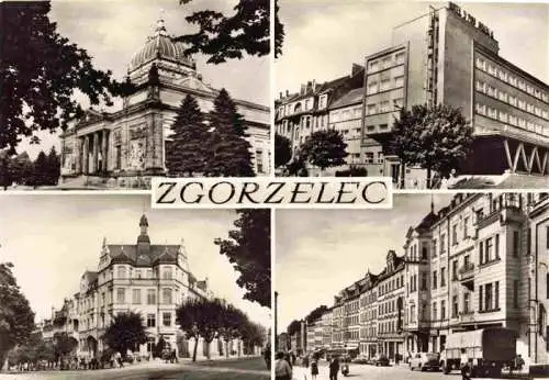 AK / Ansichtskarte  Zgorzelec Goerlitz Niederschlesien PL Powiatowy Dom Kultury Siedziba Powiatowej Rady Narodowej Hotel Pod Orlem Ulica Feliksa Dzierzynskiego