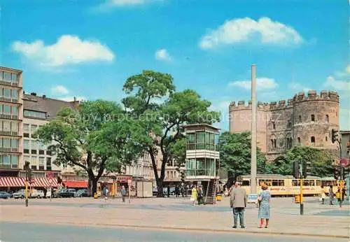 AK / Ansichtskarte  KoeLN  RHEIN Hahnentor am Rudolfplatz Strassenbahn