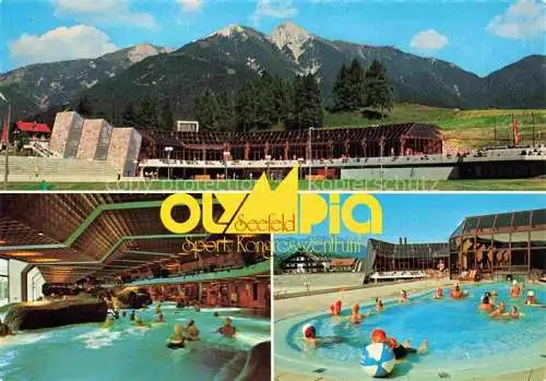 AK / Ansichtskarte  Seefeld Tirol AT Olympia Sport- und Kongresszentrum Schwimmbad