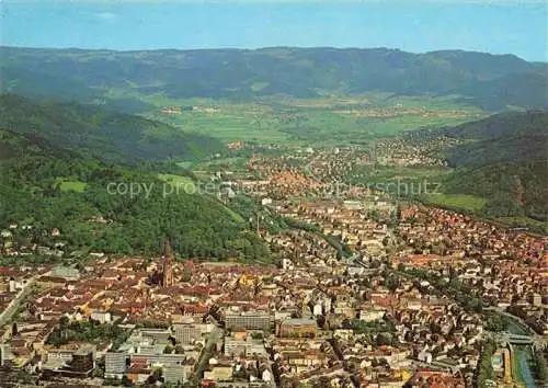 AK / Ansichtskarte  FREIBURG Breisgau BW Panorama Blick gegen Schwarzwald