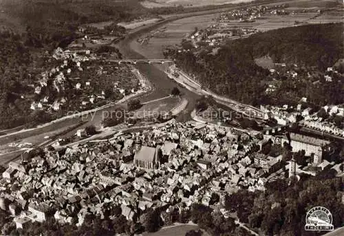 AK / Ansichtskarte  Hann. Muenden Panorama Zusammenfluss von Werra Fulda und Weser