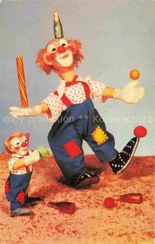 AK / Ansichtskarte  Clown Payaso Zircus Cirque-- Steiff