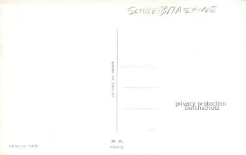 AK / Ansichtskarte  Schreibmaschine Typewriter Machhine Ecrire-- Wein Frau