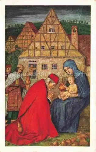 AK / Ansichtskarte  SCHIESTL Matthias Kuenstlerkarte Weihnachten Neujahr