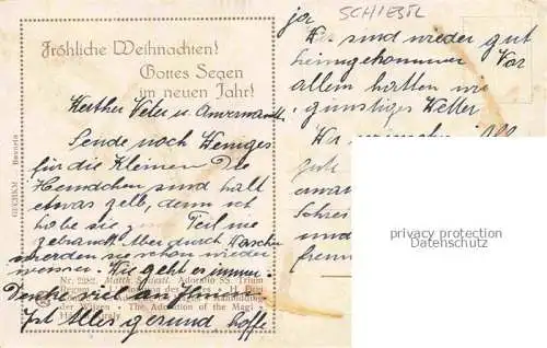 AK / Ansichtskarte  SCHIESTL Matthias Kuenstlerkarte Weihnachten Neujahr