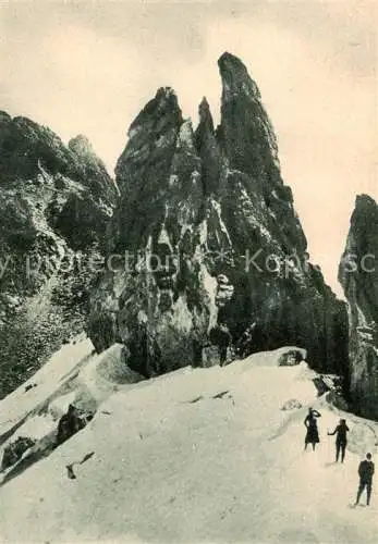 AK / Ansichtskarte  Kaukasus RU Teufelsturm und Gletscher