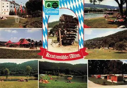 AK / Ansichtskarte Kinding Freizeitzentrum Kratzmuehle Teilansichten Camping Seepartie