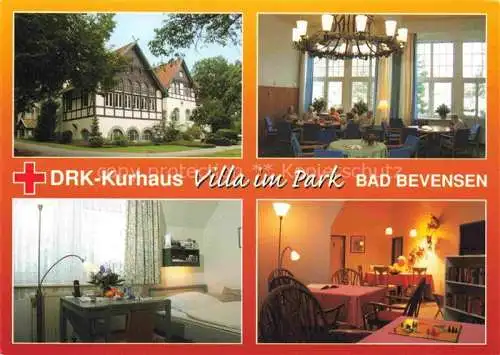 AK / Ansichtskarte Bad Bevensen DRK Kurhaus Villa im Prk Gastraeume Zimmer