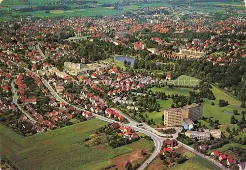 AK / Ansichtskarte BAD SALZUFLEN Lippe NRW Kurklinik der LVA Kurklinik Lipperland BfA Hotel Maritim Fliegeraufnahme