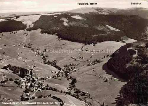 AK / Ansichtskarte Todtnauberg Fliegeraufnahme mit Feldberg und Seebrugg