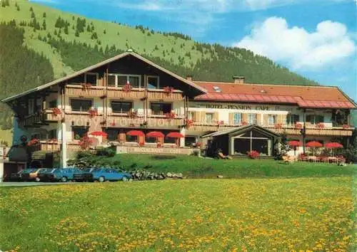 AK / Ansichtskarte Oberjoch Bad Hindelang Hotel Pension Schweiger