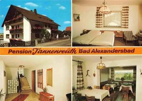 AK / Ansichtskarte Bad Alexandersbad Pension Tannenreuth Gastraum Treppenhaus Fremdenzimmer