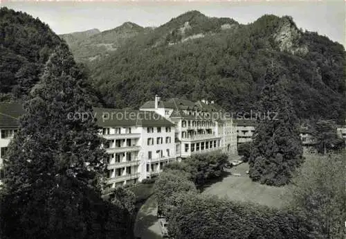 AK / Ansichtskarte Bad Ragaz Ragatz SG Grand-Hotel Hof Ragaz Kurort