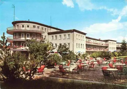 AK / Ansichtskarte Gernrode Harz FDGB-Erholungsheim Fritz Heckert Terrasse