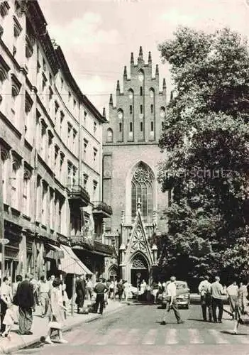 AK / Ansichtskarte KRAKOW Krakau PL Gotycki kosciol Dominikanow z XIII wieku Gotische Kirche