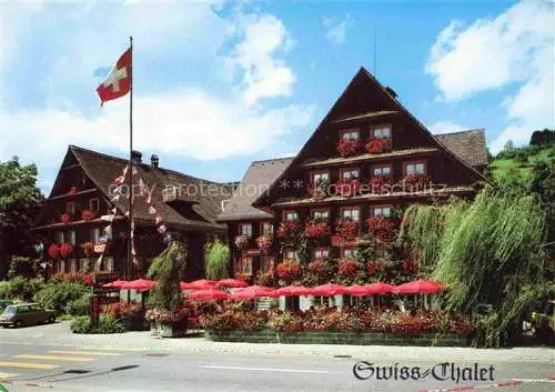 AK / Ansichtskarte Merlischachen Kuessnacht SZ Swiss Chalet Hotel Restaurant